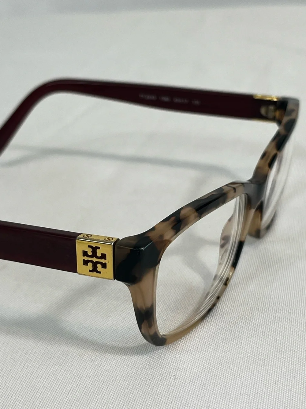 Tory Burch TY2049 Tortoise & Burgundy Rectangular Glasses